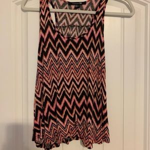 Forever 21 chevron tank top